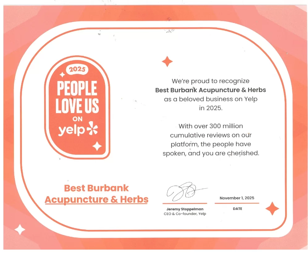 Yelp award